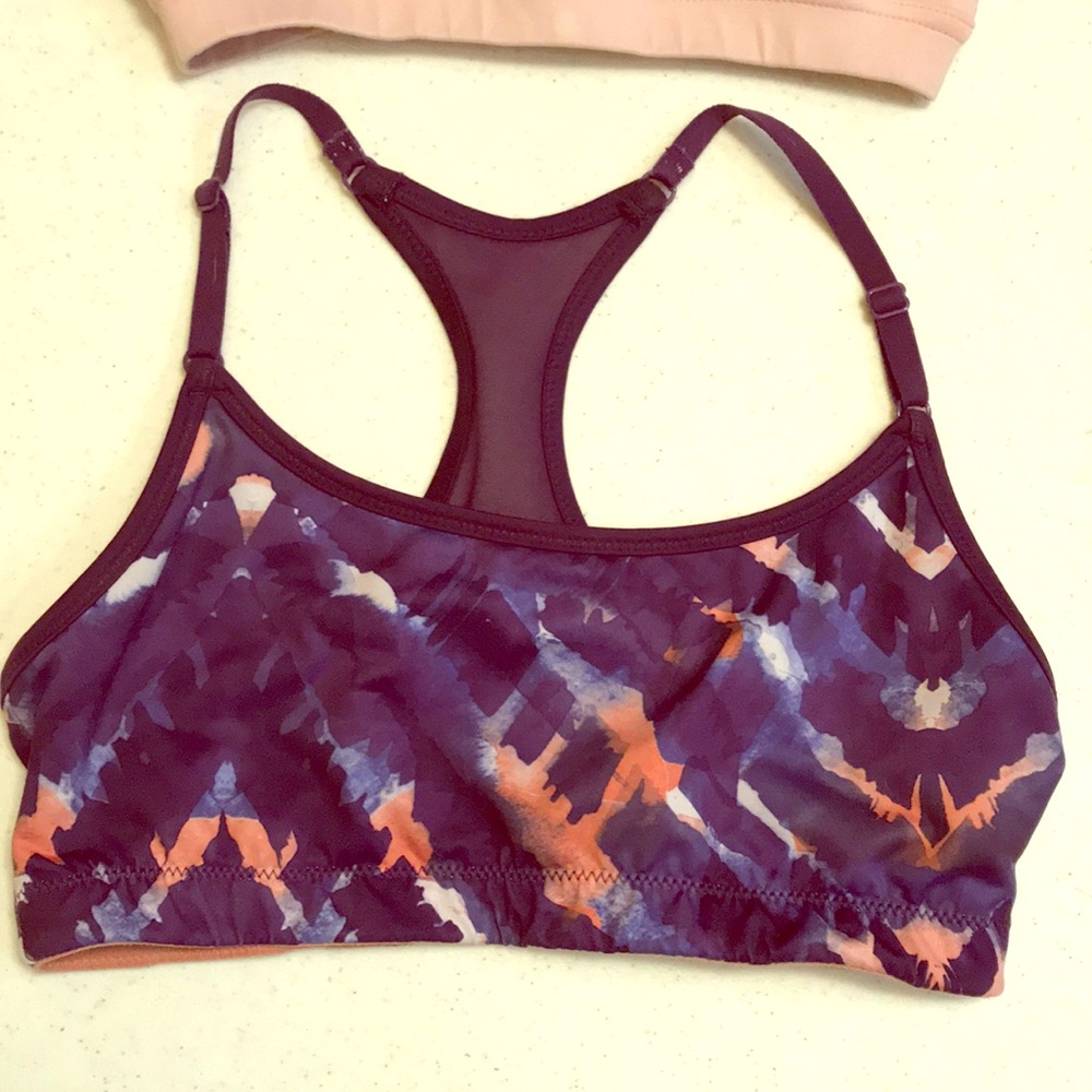 Two sports bras